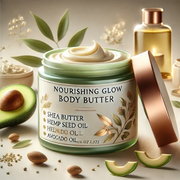Nourishing Glow Body Butter – Shea, Hemp & Avocado